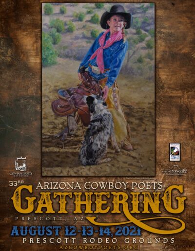 Arizona cowboy poets gathering 2021 poster