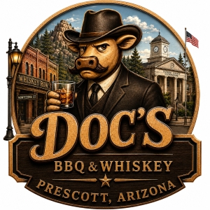 Dics BBQ and Whiskey Logo RS
